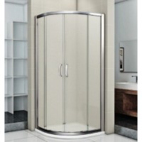 Душевое ограждение Good Door Infinity R-90-G-CH, 90 х 90 х 185 см, стекло матовое Грейп, хром, ИН00006