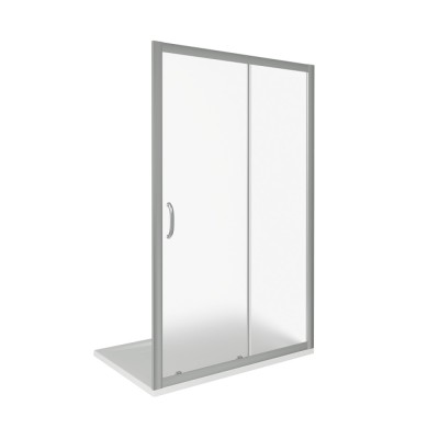 Душевая дверь в нишу Good Door Infinity WTW-120-G-CH, 120 х 185 см, стекло матовое Грейп, хром, ИН00027