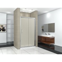 Душевая дверь в нишу Good Door Infinity WTW-120-G-CH, 120 х 185 см, стекло матовое Грейп, хром, ИН00027