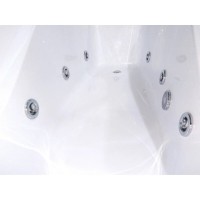 Акриловая ванна Timo INKA1770-KT17-SPV1505-T-CM, 170 х 70 см, с гидромассажем, цвет белый