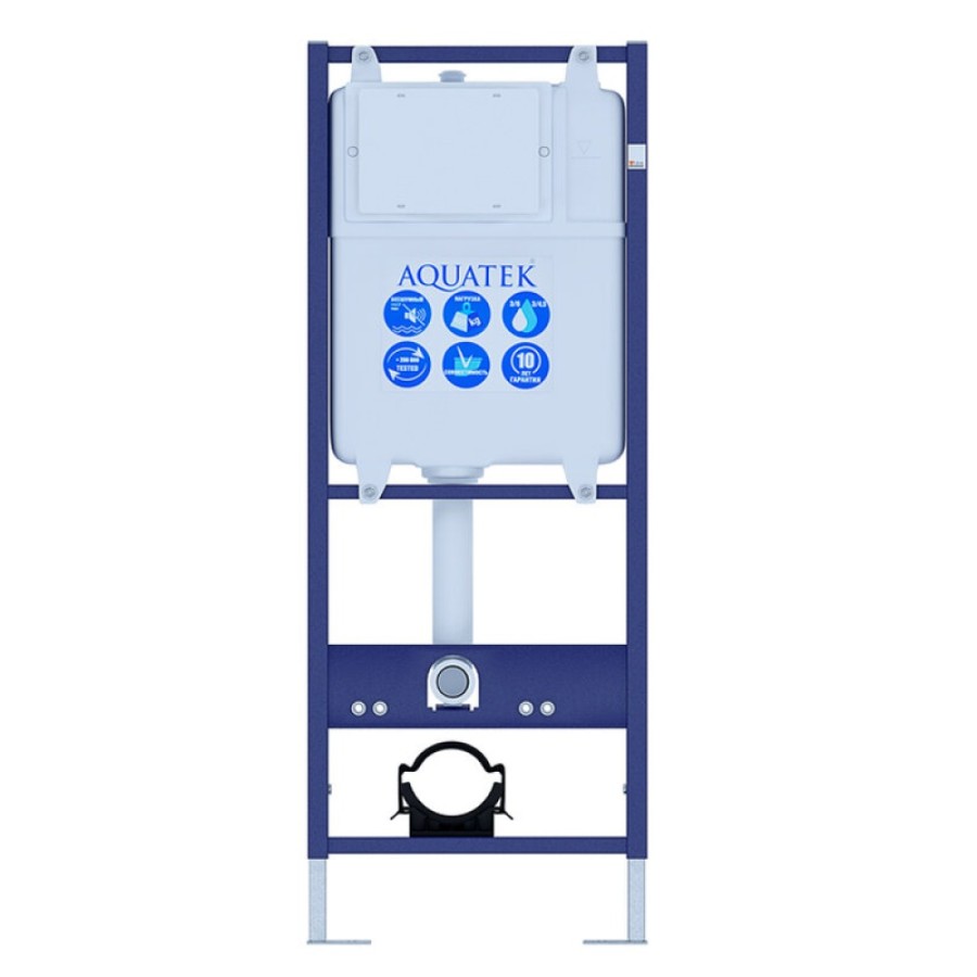 Инсталляция для подвесного унитаза Aquatek Standart INS-0000011 41 см, со звукоизоляционной прокладкой