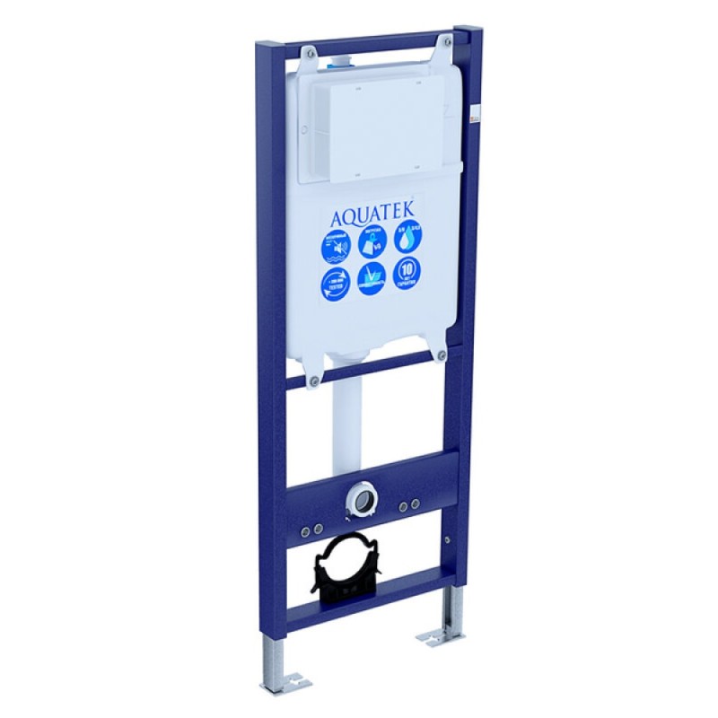 Инсталляция для подвесного унитаза Aquatek Standart INS-0000011 41 см, со звукоизоляционной прокладкой