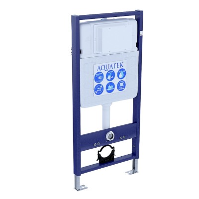 Инсталляция для подвесного унитаза Aquatek Standart INS-0000012 50 см, со звукоизоляционной прокладкой