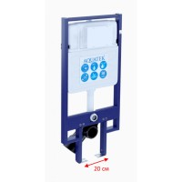 Инсталляция Aquatek Standart INS-0000020 для подвесного унитаза +Звукоизоляционная прокладка
