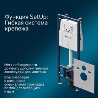 Комплект IS100251.801900, Инсталляция Am.Pm MasterFit с подвесным унитазом Like Aquaspin торнадо, шумоизоляция, сиденье микролифт, клавиша смыва L хром глянцевый