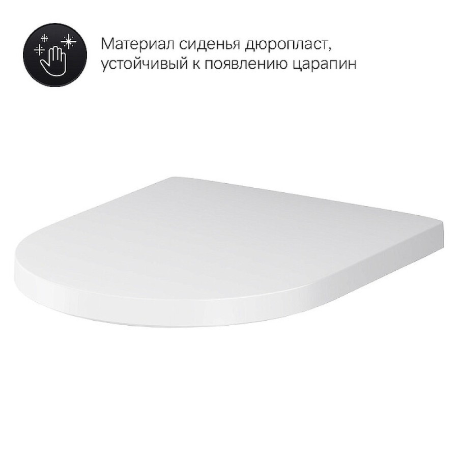 Инсталляция Am.Pm Sense IS110101.741701 с унитазом FlashClean, сиденье микролифт, клавиша белая