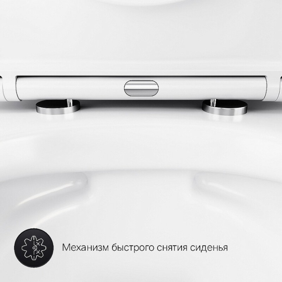 Инсталляция Am.Pm Sense IS110138.741701 с унитазом FlashClean, сиденье микролифт, клавиша черная матовая