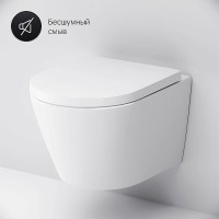 Инсталляция Am.Pm Sense IS110151.741701 с унитазом FlashClean, сиденье микролифт, клавиша хром