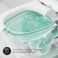 Инсталляция Am.Pm Sense IS110151.741701 с унитазом FlashClean, сиденье микролифт, клавиша хром