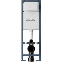 Инсталляция Am.Pm Like IS110351.801900 с унитазом Aquaspin, сиденье микролифт, клавиша хром