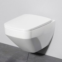 Инсталляция Am.Pm Inspire 2.0, IS450A38.50A1700 с безободковым унитазом Inspire V2.0 FlashClean, клавиша Touch Pro стекло, черное, крышка микролифт