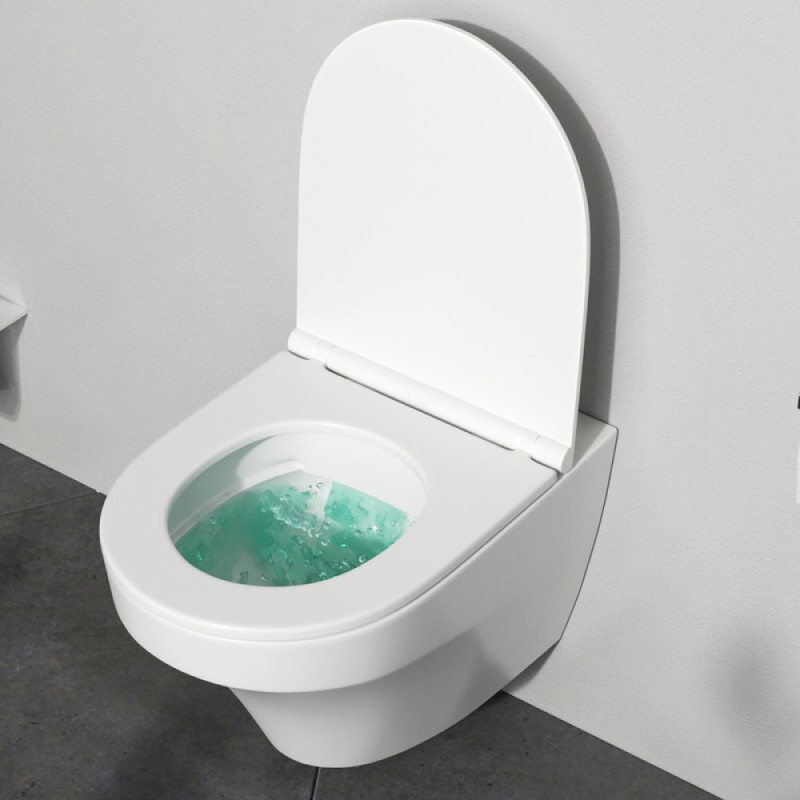 Инсталляция Am.Pm Inspire, IS450A38.501700 с безободковым унитазом Inspire FlashClean, клавиша Touch Pro стекло, черная, крышка микролифт