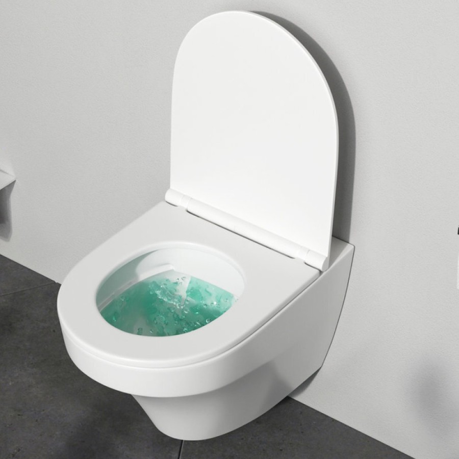 Инсталляция Am.Pm Inspire, IS450A38.501700 с безободковым унитазом Inspire FlashClean, клавиша Touch Pro стекло, черная, крышка микролифт