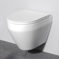 Инсталляция Am.Pm Spirit V2.0, IS47001.701700 с безободковым унитазом Spirit V2.0 FlashClean, клавиша Pro S белая, крышка микролифт