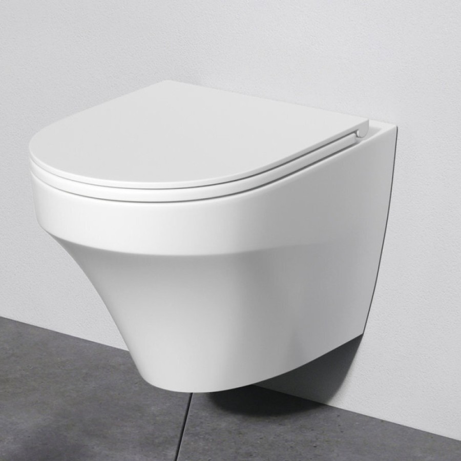 Инсталляция Am.Pm Inspire, IS49051.501700 с безободковым унитазом Inspire FlashClean, клавиша Pro L глянцевый хром, крышка микролифт
