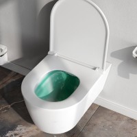 Инсталляция Am.Pm PrimeFit, I012709.0138, унитаз безободковый Func, крышка-сиденье микролифт, клавиша белая глянцевая