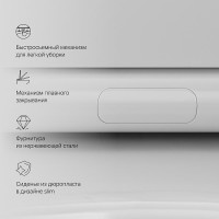 Комплект IS90251.801900, Инсталляция Am.Pm с подвесным унитазом Like Aquaspin торнадо, шумоизоляция, сиденье микролифт, клавиша смыва PrimeFit S хром глянцевый