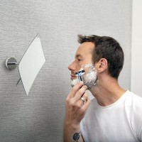 Косметическое зеркало WasserKRAFT Серия К, с 3-х кратным увеличением, цвет держателя - хром, K-1001