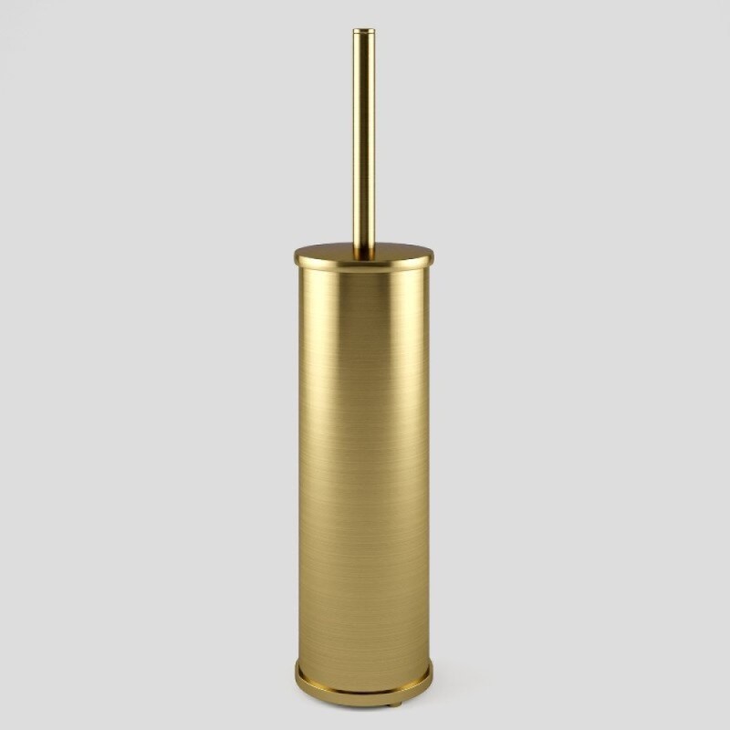 Ершик для унитаза WasserKRAFT K-1027BG, напольный, золото матовое