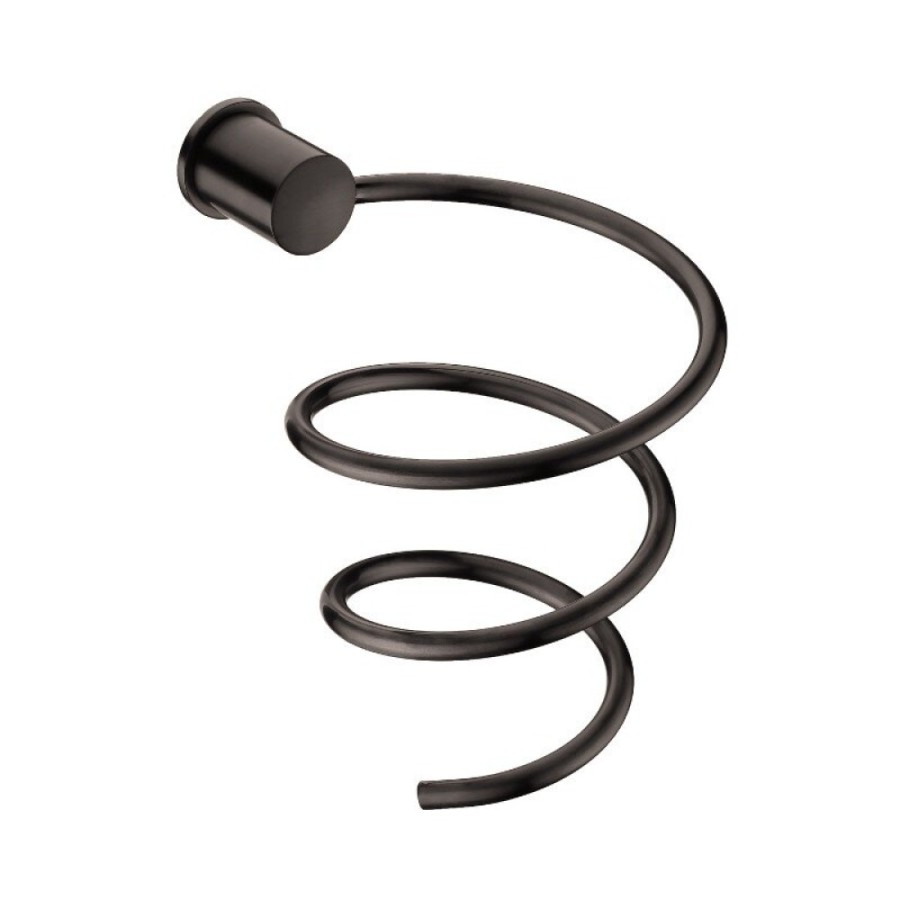 Держатель фена WasserKRAFT K-1080GM, оружейная сталь