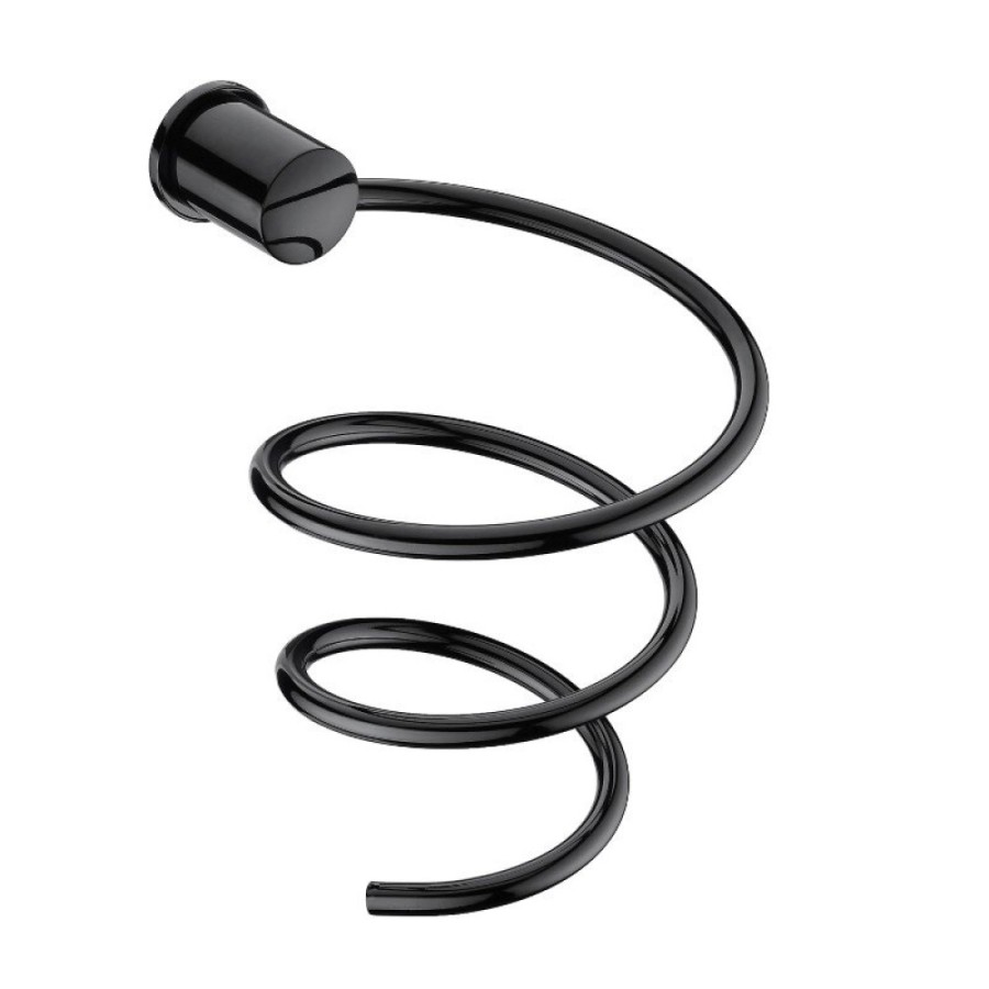 Держатель фена WasserKRAFT K-1080PB, черный