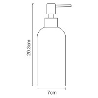 Дозатор для жидкого мыла WasserKRAFT Neime, черный/белый, K-1999