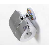 Держатель туалетной бумаги WasserKRAFT Diemel, с крышкой, Diemel K-2225, хром