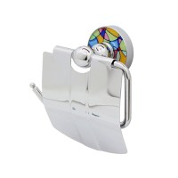 Держатель туалетной бумаги WasserKRAFT Diemel, с крышкой, Diemel K-2225, хром