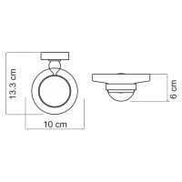 Мыльница с держателем WasserKRAFT Diemel, Diemel K-2229, хром/белый