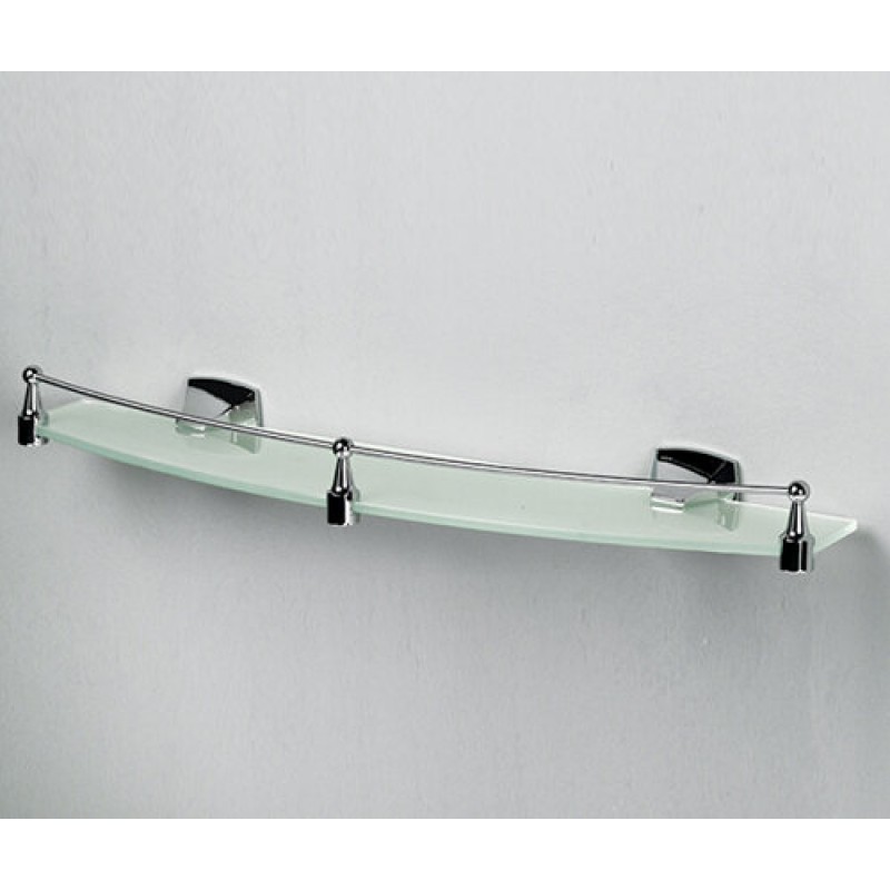 Полка стеклянная WasserKRAFT Wern, K-2544, хром