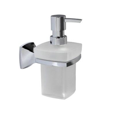 Дозатор с держателем WasserKRAFT Wern, K-2599, хром