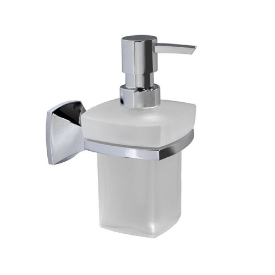 Дозатор с держателем WasserKRAFT Wern, K-2599, хром