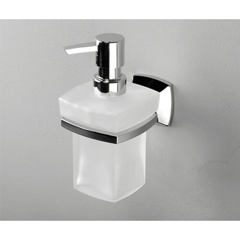 Дозатор с держателем WasserKRAFT Wern, K-2599, хром