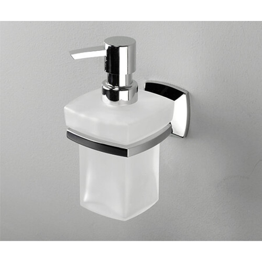 Дозатор с держателем WasserKRAFT Wern, K-2599, хром