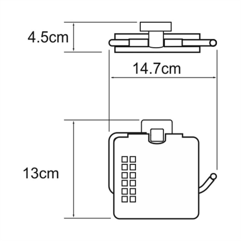 Держатель туалетной бумаги с крышкой WasserKRAFT Dill, K-3925, хром