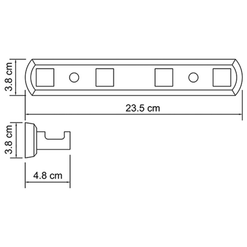 Крючок настенный WasserKRAFT Dill, K-3974, хром