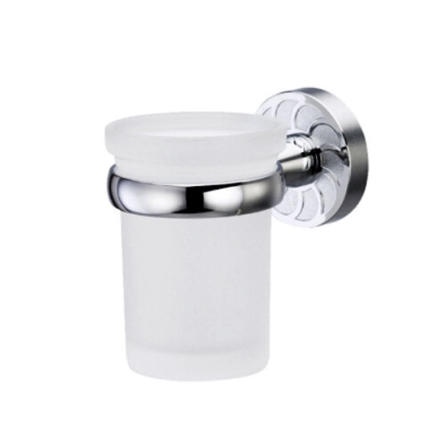 Стакан с держателем WasserKRAFT Isen, K-4028, хром