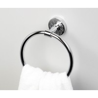 Полотенцедержатель кольцо WasserKRAFT Isen, 20 см, хром, K-4060