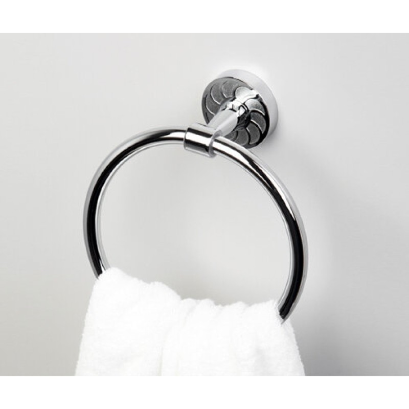 Полотенцедержатель кольцо WasserKRAFT Isen, 20 см, хром, K-4060