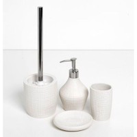 Ершик для унитаза WasserKraft Dinkel, K-4627, белый