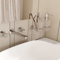 Стакан для щеток WasserKRAFT Mosel K-46628, держатель хром