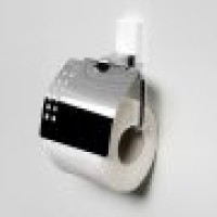 Держатель для туалетной бумаги WasserKRAFT Leine, с крышкой, K-5025W, хром