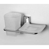 Держатель стакана и мыльницы WasserKRAFT Leine, K-5026, хром