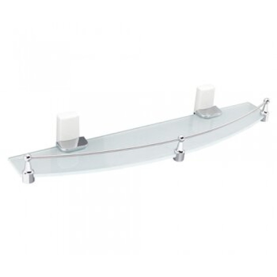 Полка стеклянная WasserKRAFT Leine, K-5044W, белый
