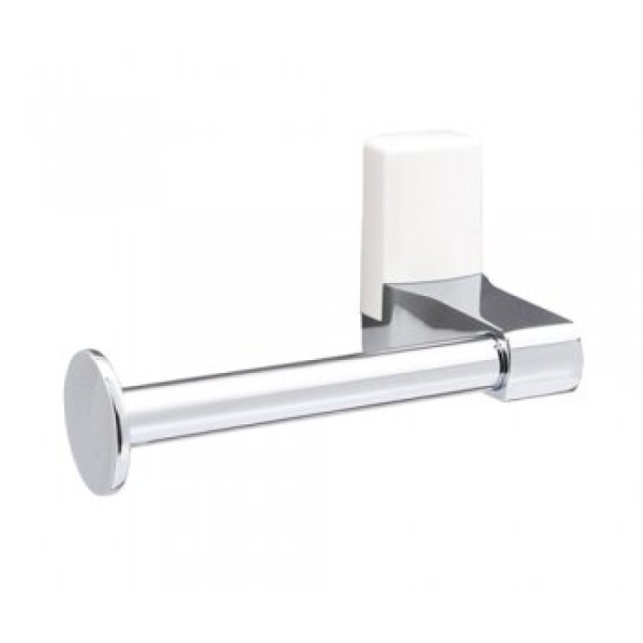 Держатель для туалетной бумаги WasserKRAFT Leine, K-5096W, белый/хром