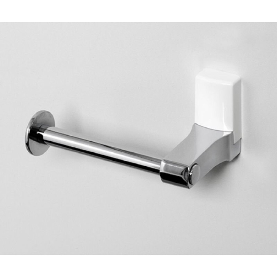 Держатель для туалетной бумаги WasserKRAFT Leine, K-5096W, белый/хром