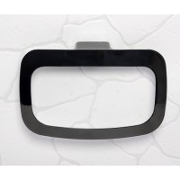 Полотенцедержатель-кольцо WasserKRAFT Glan K-5160, 24 см, PVD-покрытие, цвет черный
