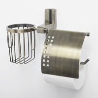 Держатель туалетной бумаги и освежителя воздуха WasserKRAFT Exter, К-5259, бронза
