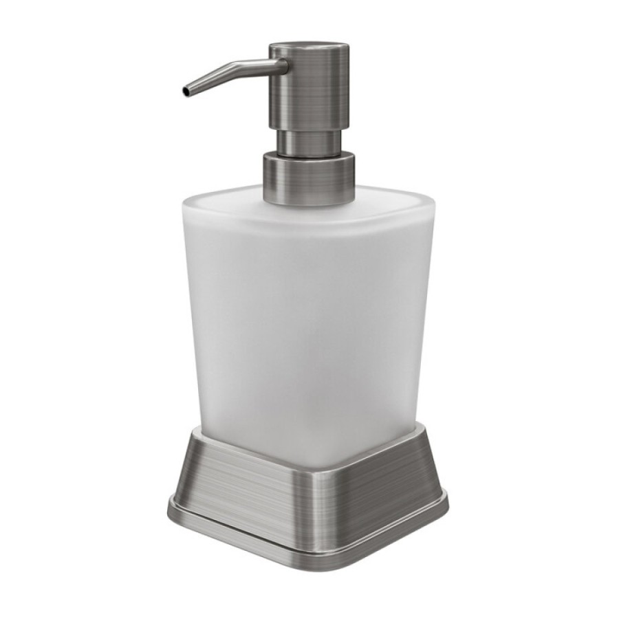 Дозатор для жидкого мыла WasserKRAFT Amper K-5400NICKEL, 300 мл, цвет держателя никель, K-5499N