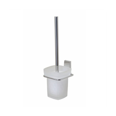 Ершик для унитаза WasserKRAFT Lopau, K-6027, белый/хром